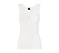 PINKO - Canotta a Costine con Logo - - Tops - Donna - Bianco - M
