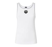 PINKO - Canotta a Costine Girocollo - - Tops - Donna - Bianco - M