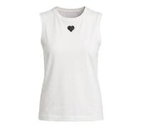 Pinko canotta bianca con cuore - bianco, xs