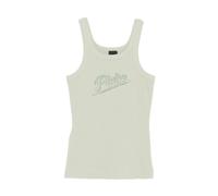 PINKO - Canotta con Logo Ricamato - - Tops - Donna - Verde - M