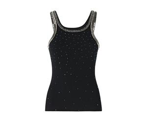 PINKO - Canotta Coriandoli - - Tops - Donna - Nero - S