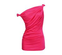 PINKO - Canotta lucida in jersey - - Tops - Donna - Rosa - S