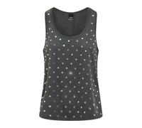 PINKO - Canotta Traforata con Girocollo - - Tops - Donna - Nero - M