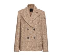 PINKO - Cappotto Casual Doppio Petto Marrone - - Jackets - Donna - Marrone - XL