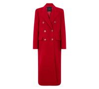 PINKO - Cappotto Lungo Doppio Petto - - Coats - Donna - Rosso - L