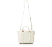 Pinko Carrie Shopper Classic Pelle BOTTALATA, Borsa Donna, Z14Q_Bianco Seta-Antique Gold, Taglia Unica
