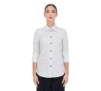 Pinko CECROPE Camicia Popeline BASTONETTO Stretch con Bottoni Metallo