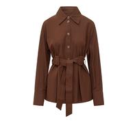 PINKO - Cheryl Overshirt - - Jackets - Donna - Marrone - S