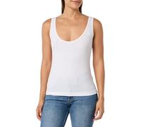 Pinko Chicago Canotta Costina Leggera Canottiera da Donna, Z04_Bianco Brill, M
