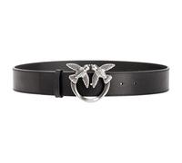 PINKO Cintura Donna Love Berry Belt H4 Fibbia Argento Colore Nero Z99O