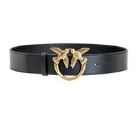 PINKO Cintura Donna Love Berry Simply Belt H4 100120 Fibbia Oro Colore Nero