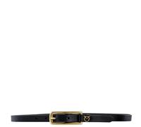 PINKO - Cintura in pelle con logo - - Accessories - unisex - Nero - XS