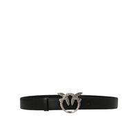 PINKO - Cintura in pelle nera da donna - - Accessories - Donna - Nero - S
