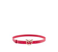 PINKO - Cintura Leather Love Birds - - Accessories - Donna - Rosso - L