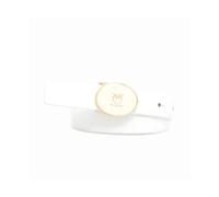 PINKO - Cintura Round Enamel H2 - - Accessories - Donna - Bianco - M