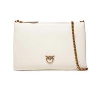 Pinko Flat Classic Borsa a tracolla avorio, pelle, donna