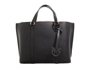 PINKO - Classica Borsa Shopper in Pelle Nera - - Bags - Donna - Nero - ONE SIZE