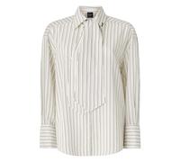PINKO - Colchico Camicia Tinto Filo - - Blouses & Shirts - Donna - Bianco - M
