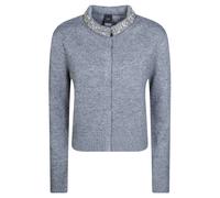 PINKO - Colonia Cardigan Blend Wool - - Knitwear - Donna - Grigio - M