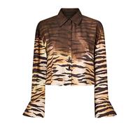 PINKO - Cordelia Cropped Shirt - - Blouses & Shirts - Donna - Multicolore - S