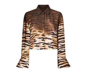 PINKO - Cordelia Cropped Shirt - - Blouses & Shirts - Donna - Multicolore - S