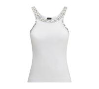 PINKO - Coriandoli Tank Top - - Tops - Donna - Bianco - M