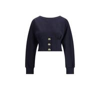 PINKO Cotton Sweatshirt with Corset Detail - M