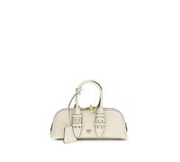 PINKO Cream Calf Leather Bos Taurus Handbag