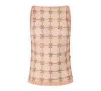 PINKO - Crystal Grid Sleeveless Top - - Tops - Donna - Beige - M