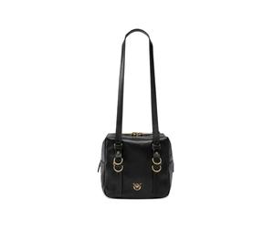 PINKO - Cubic Bag Shiny Calf - - Bags - Donna - Nero - ONE SIZE