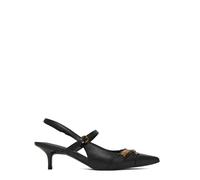 Pinko decollete slingback Gloria in pelle nero