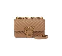 PINKO Love One Borsa a tracolla Pelle 21 cm biscotto zenzero-antique gold (TAS022877)