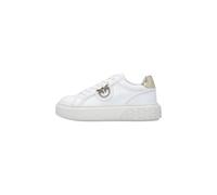 Sneakers in Pelle Yoko 06 con placca Logo | 5BPDSSS0041P087 Z1B Bianco, Bianco, 38