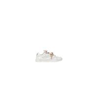 Pinko Sneakers Yulia 01 Donna Bianco con Lacci Doppi, Suola in Gomma 2 cm, Pelle e Poliestere, Stile Casual Sportivo 40