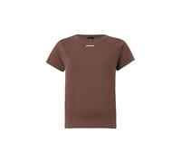 Pinko T-shirt manica corta Basico con logo marrone