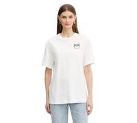 PINKO White Cotton T-Shirt - S