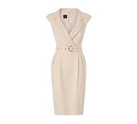 PINKO, ,Dresses ,Donna ,Beige ,2XS Midi Abito a Portafoglio con Cintura