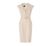 PINKO, ,Dresses ,Donna ,Bianco ,M Abito Midi a Portafoglio con Cintura