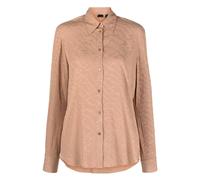 PINKO - Elegante Camicia a Maniche Lunghe - - Blouses & Shirts - Donna - Marrone - 2XS