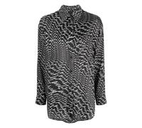 PINKO - Elegante Camicia Nera a Maniche Lunghe - - Blouses & Shirts - Donna - Nero - S