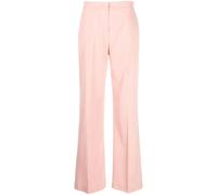 PINKO - Eleganti Pantaloni Formali in Raso Rosa - - Trousers - Donna - Rosa - L