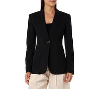 Pinko Eracle Giacca Tricottina Stretch con Punto Stoffa Scuba, Blazer Donna, Z99_Nero Limousine, 36