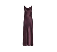 Maxi Abito in Raso con Collo All'Americana di PINKO, Rosso, 44