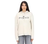 Pinko Felpa Bassani con Cappuccio Beige da Donna M