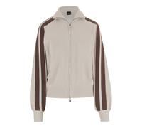 PINKO - Felpa con zip e logo Love Birds - - Sweatshirts & Hoodies - Donna - Beige - M