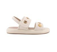 PINKO - Fiona Low Leather Sandal - - Shoes - Donna - Bianco - 37 EU