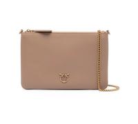 Pinko Borsa a tracolla Flat Classic pelle marrone 24 cm da donna