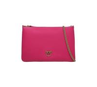 Pinko Flat Classic Vitello Seta, Borsa Donna, N17q_pink Pinko-antique Gold, Taglia unica