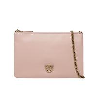 Pinko Flat Classic Vitello Seta, Borsa Donna, O81q_cipria-antique Gold, Taglia unica