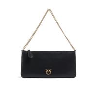 Pinko Flat Horizontal Borsa a spalla nero, pelle granulata, donna